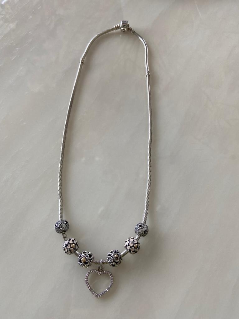 50cm PANDORA Snake Chain Necklace 